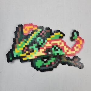 Mega Rayquaza Menu Icon Perler Bead Pixel Art